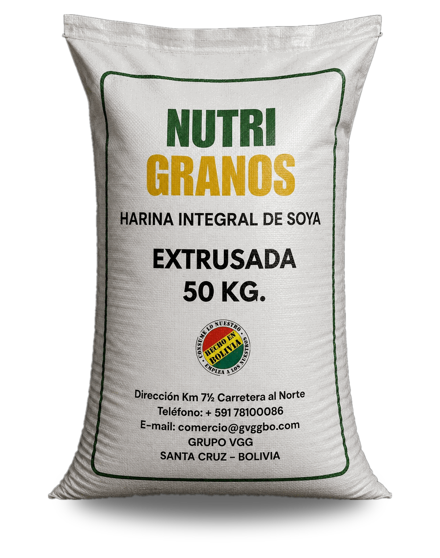 Saco de Harina Integral de Soya NutriGranos 50 kg